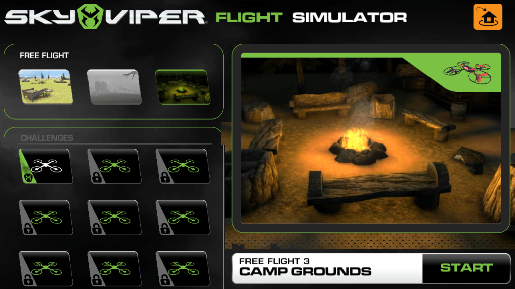 Top 10 Drone Apps for drone pilots -  Sky Viper Simulator 