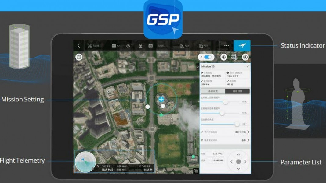 DJI Ground Station Pro drone app